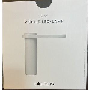 Blomus Hoop Mobile LED Lamp H 9"XB 4"X T 9" White - 66238